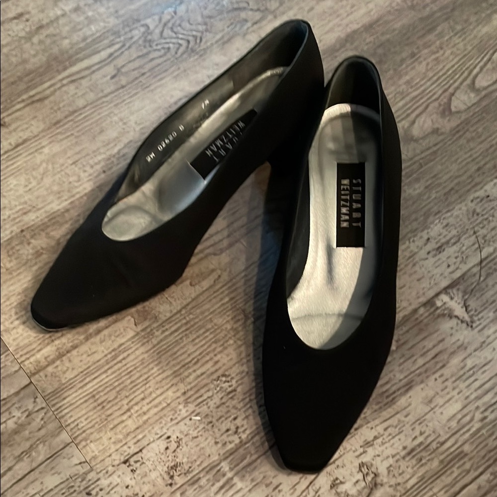 Stuart Weitzman Black Heels Sleek and Elegant